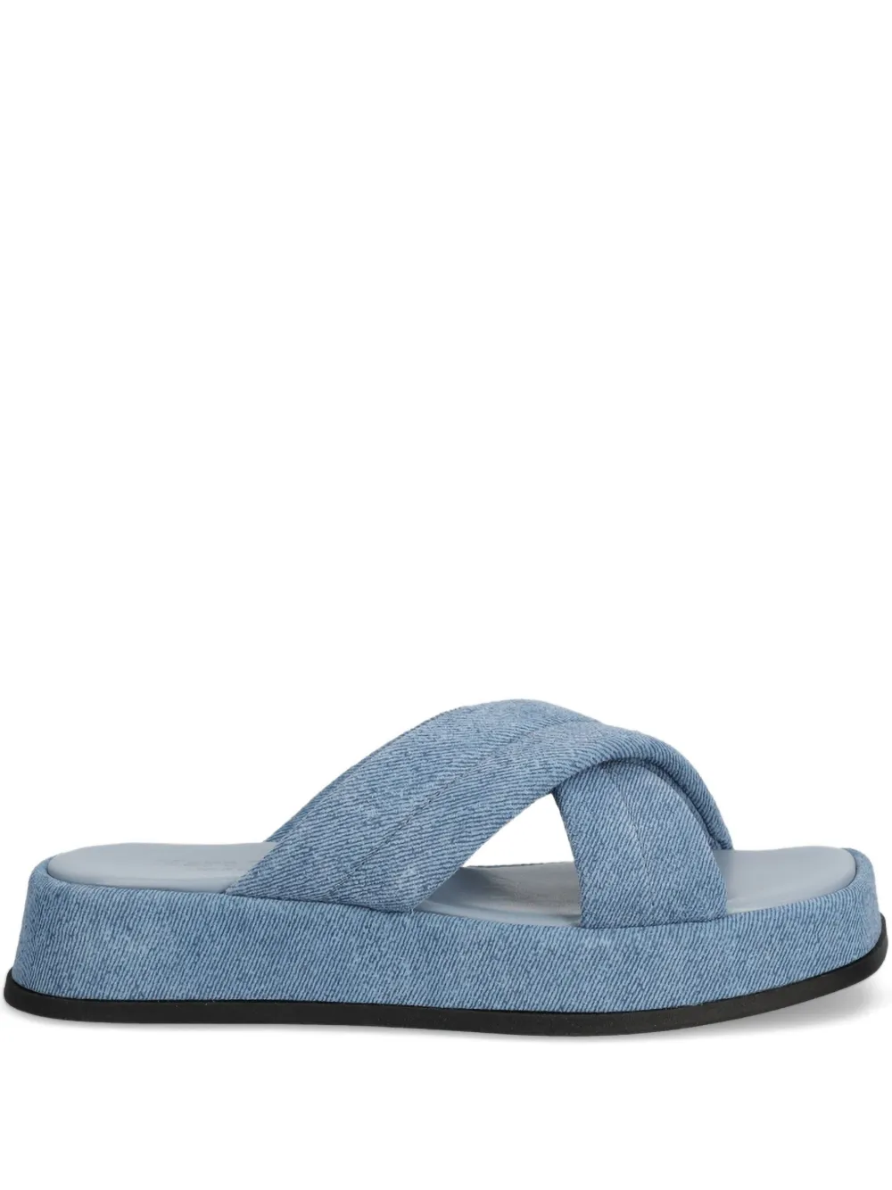 Marc O'Polo crossover denim-effect sandals | Image 1