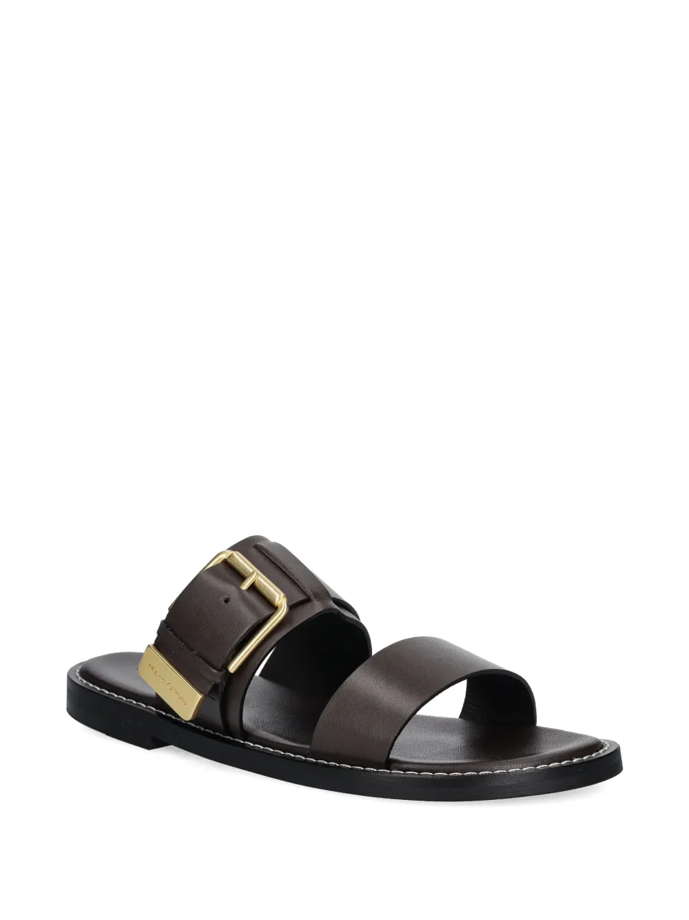 Marc O'Polo buckle leather slides | Flat Sandals | Image 2