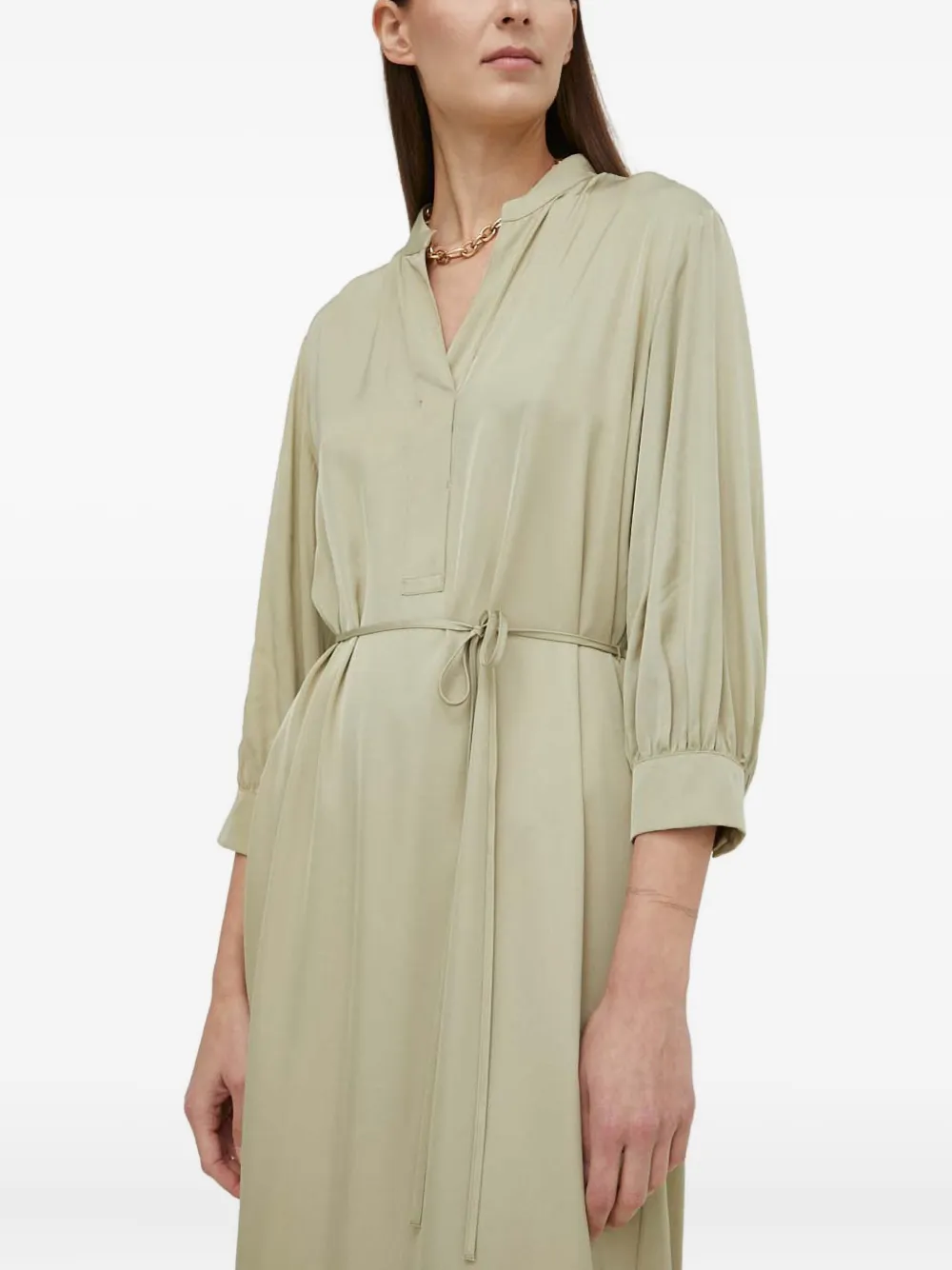 Marc O'Polo belted shirt dress | Green | Image 1