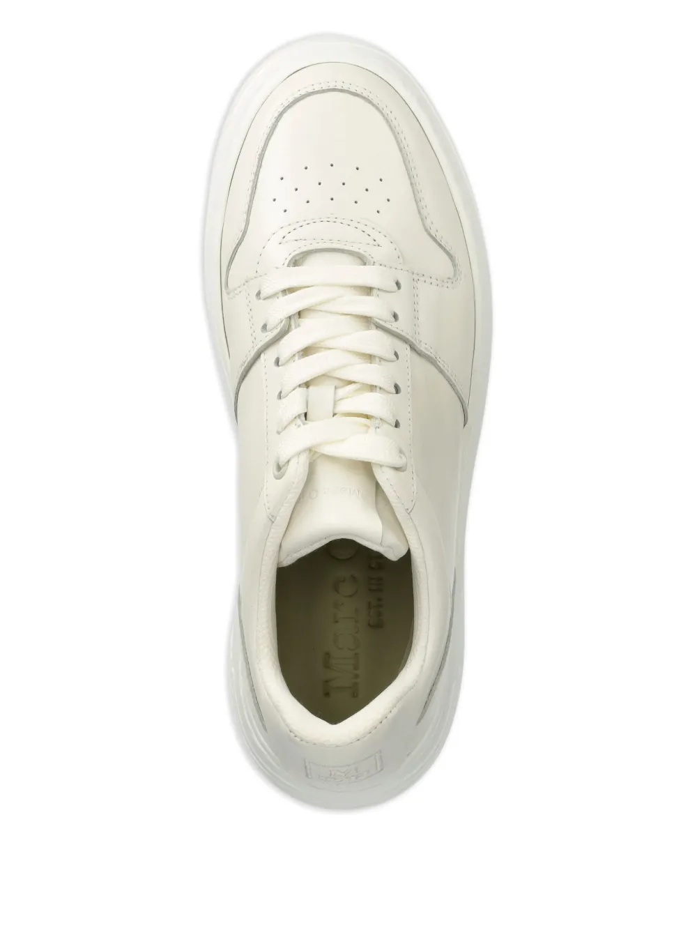 Marc O'Polo platform leather sneakers White