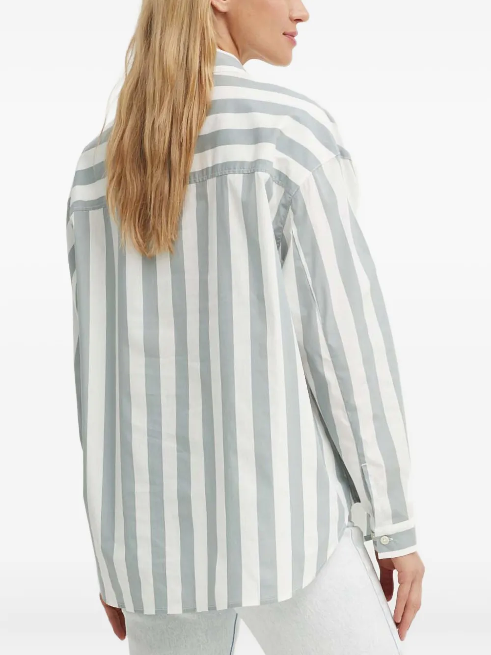 Marc O'Polo Gestreept blouse Wit