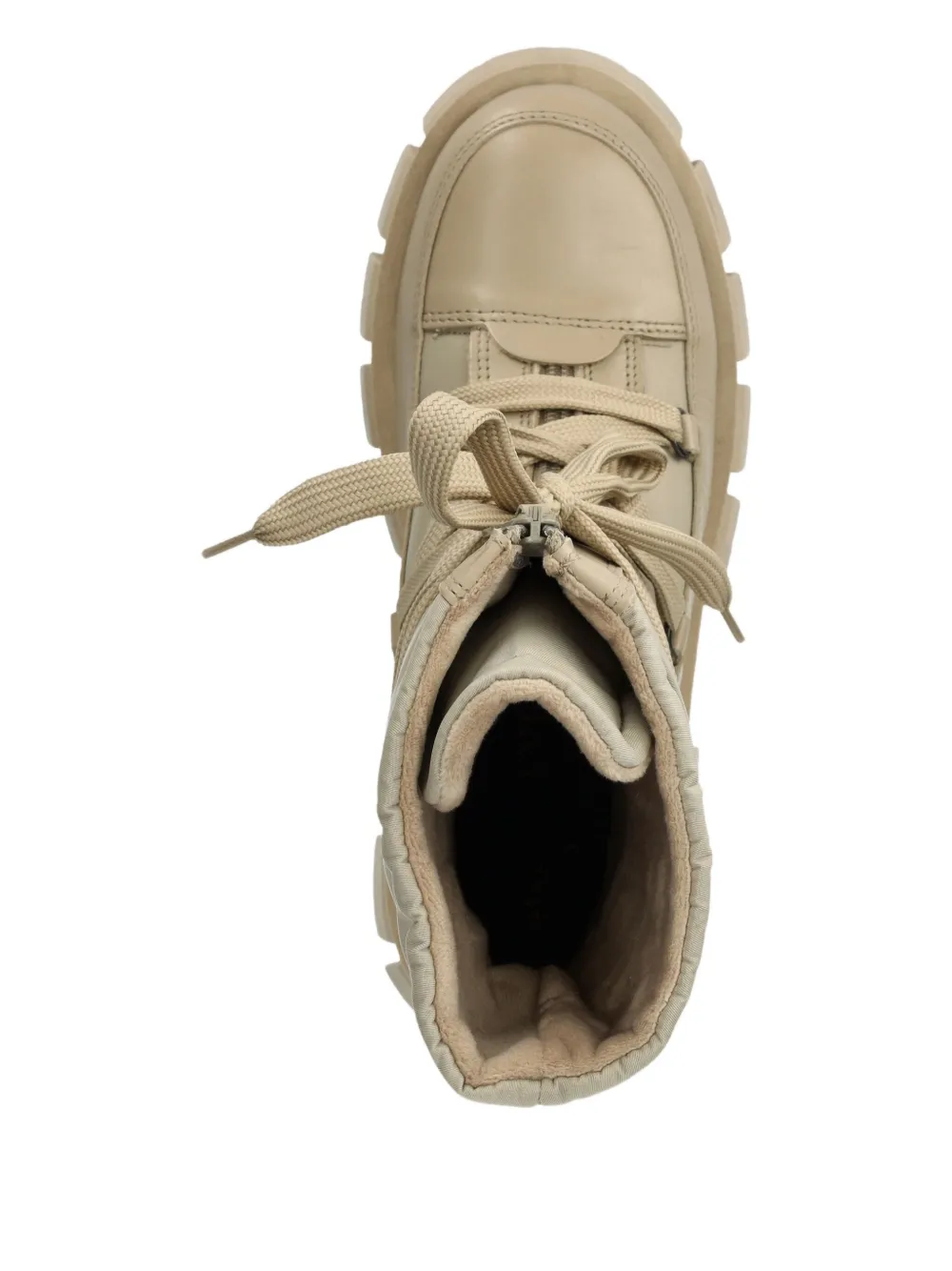 Marc O'Polo lace-up padded boots Beige