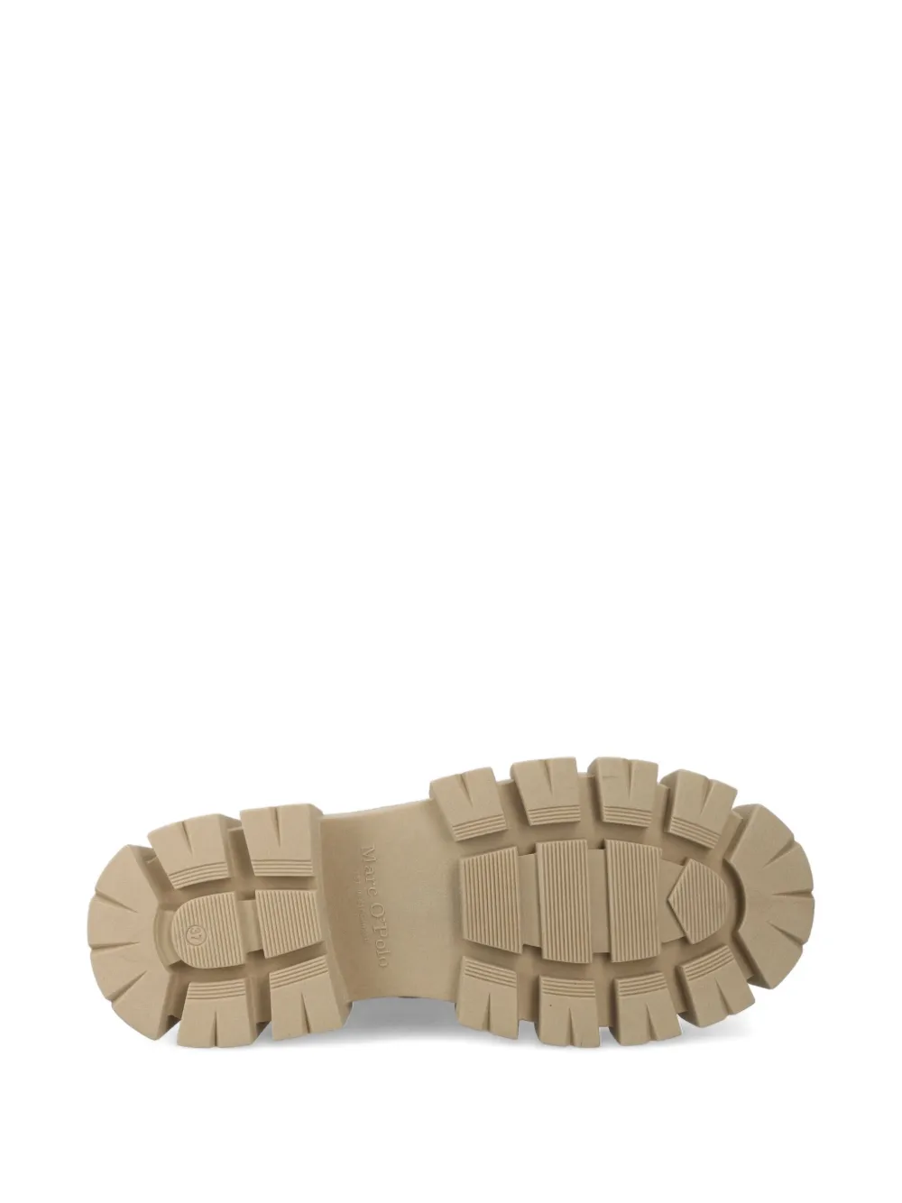 Marc O'Polo lace-up padded boots Beige