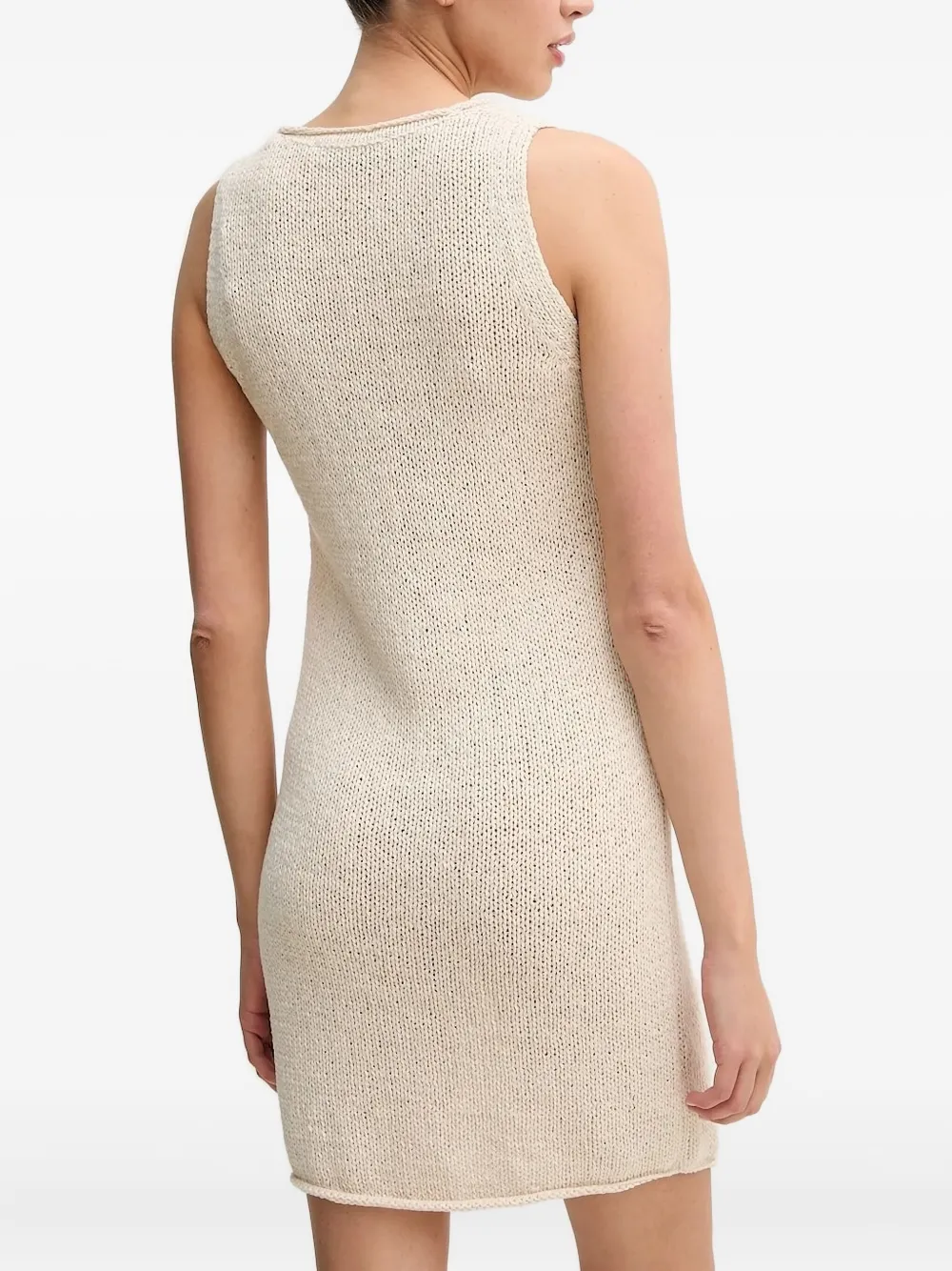 Marc O'Polo Mouwloze mini-jurk - Beige