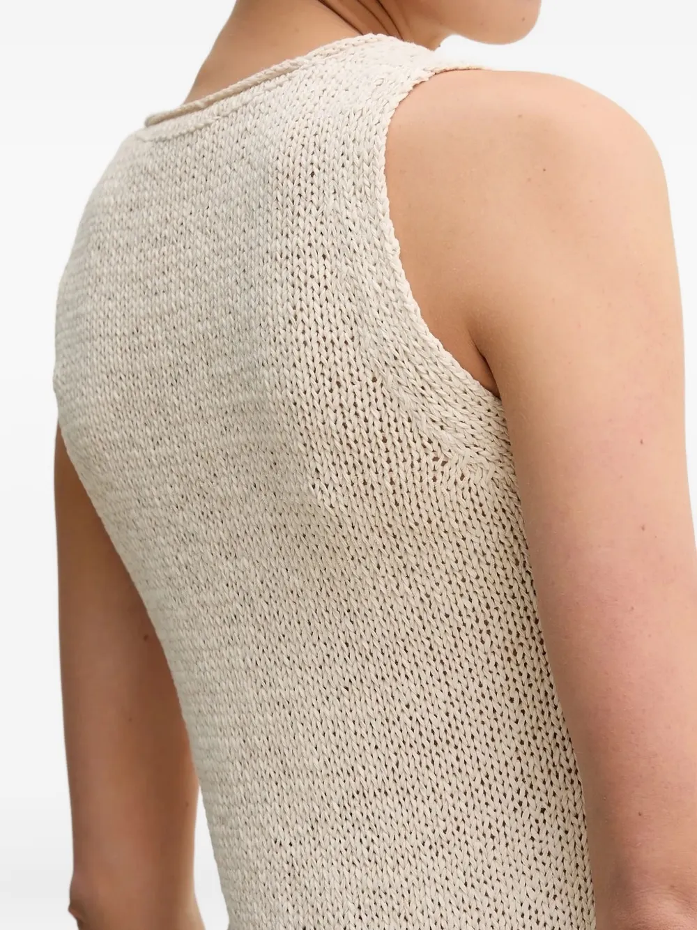 Marc O'Polo Mouwloze mini-jurk Beige