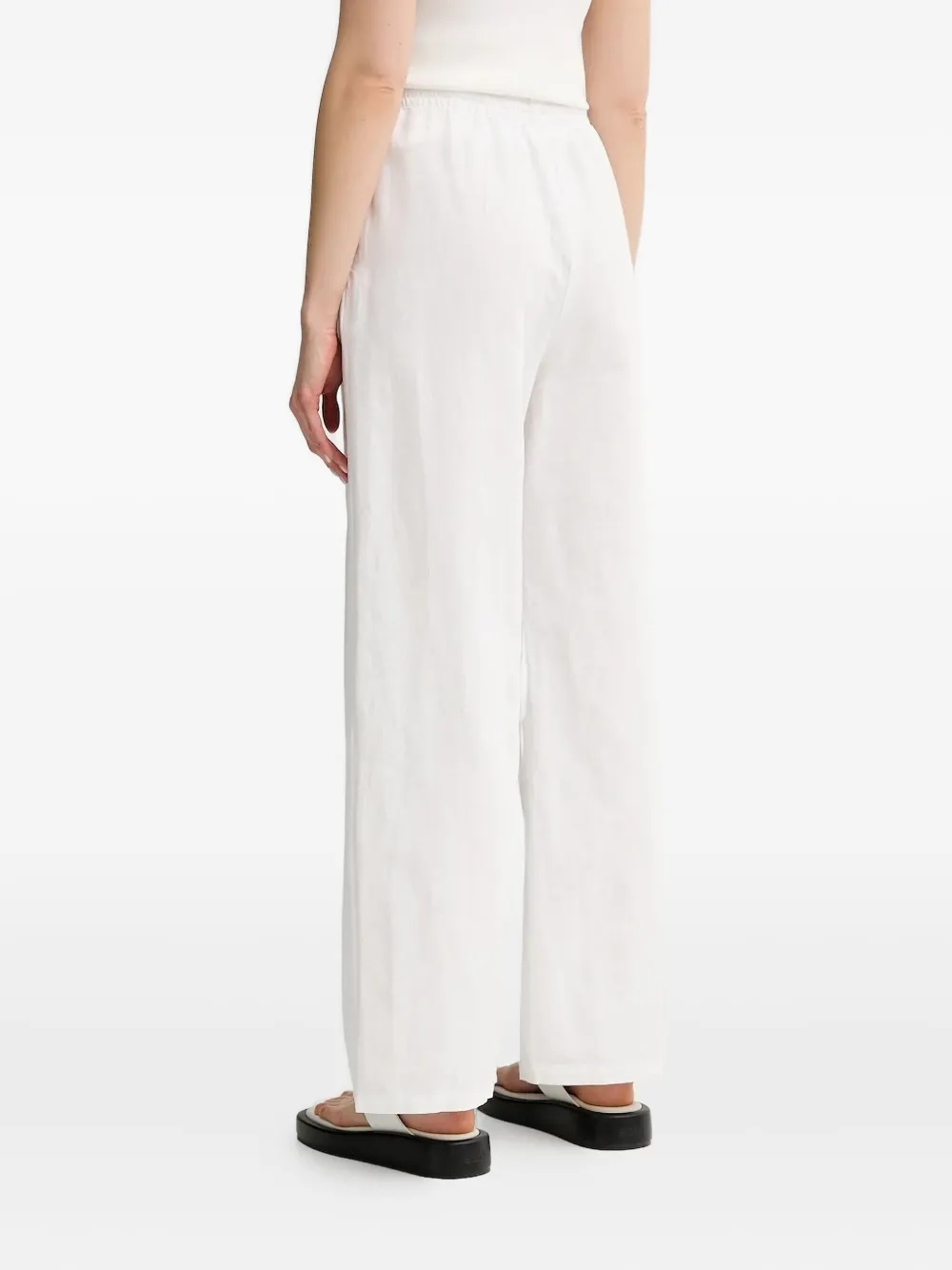 Marc O'Polo Geruite broek - Wit