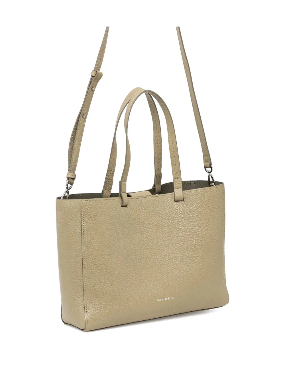 Marc O'Polo medium 3-in-1 Shopper leather tote bag Beige