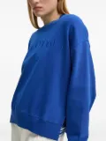 Marc O'Polo embroidered crew-neck sweatshirt - Blue
