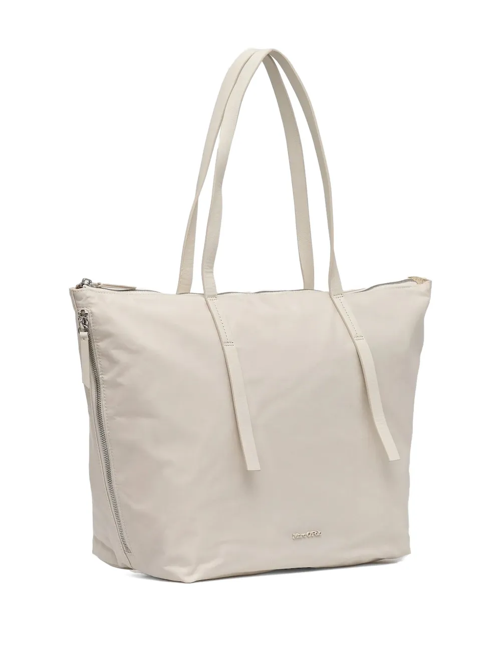 Marc O'Polo zip-top logo-plaque tote bag Beige