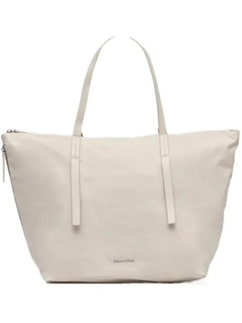 Marc O'Polo zip-top logo-plaque tote bag