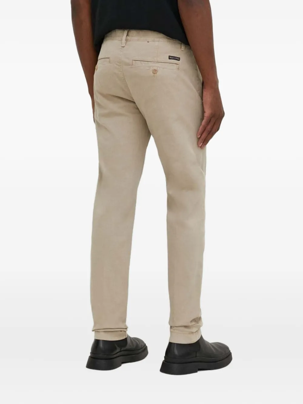 Marc O'Polo Chino met knopen - Beige