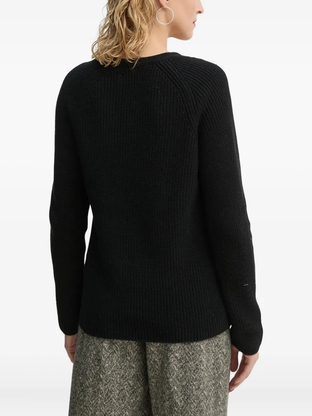 Marc O'Polo ribbed V-neck sweater | Knitted Sweaters | Image 2