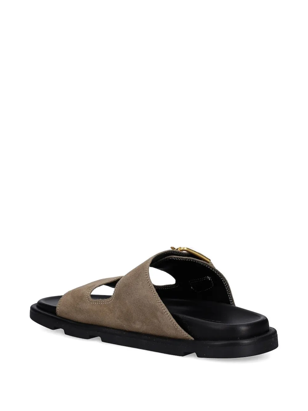 Marc O'polo Buckle Double-strap Sandals In Brown
