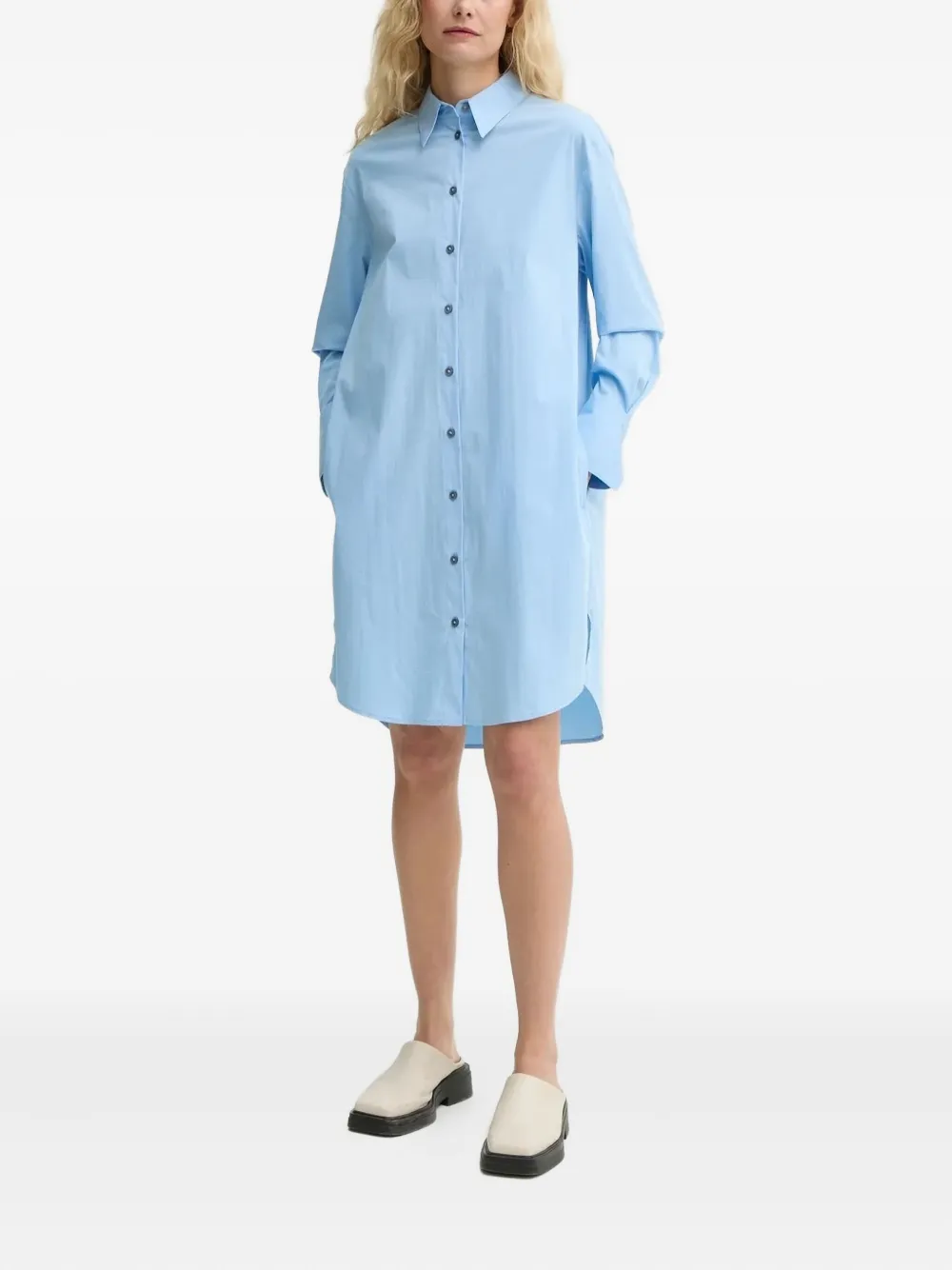 Marc O'Polo Button-down blouse Blauw