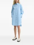 Marc O'Polo button-down shirt mini dress - Blue