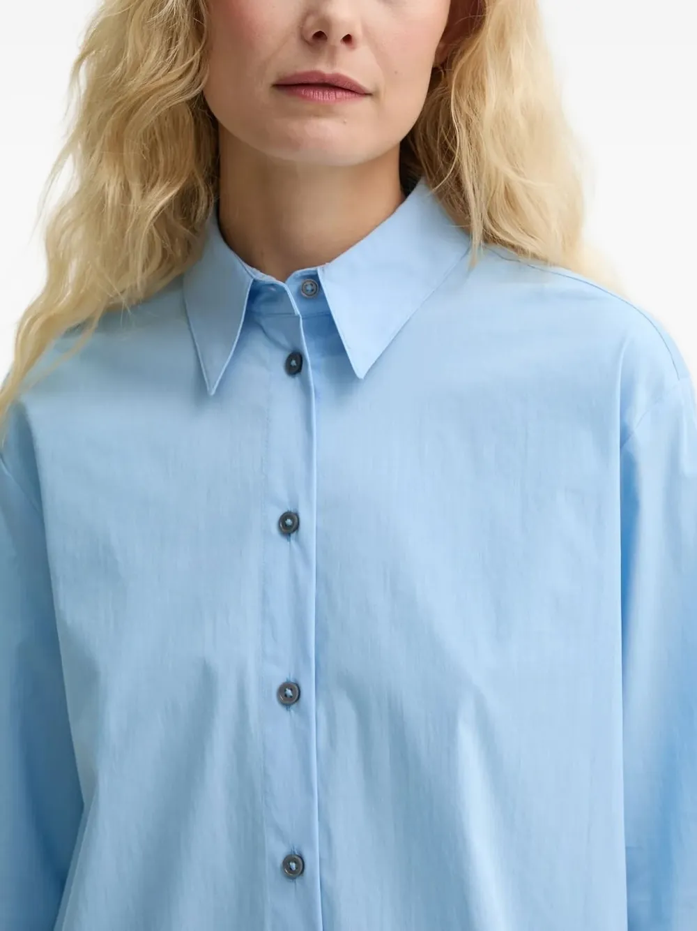 Marc O'Polo Button-down blouse Blauw