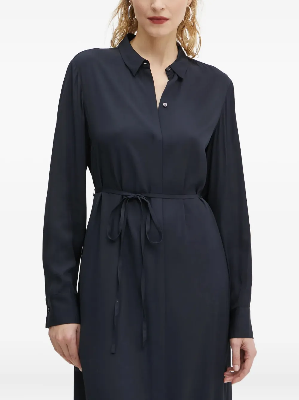 Marc O'Polo ベルテッド シャツドレス - ブルー Marc O'Polo ベルテッド シャツドレス - ブルー