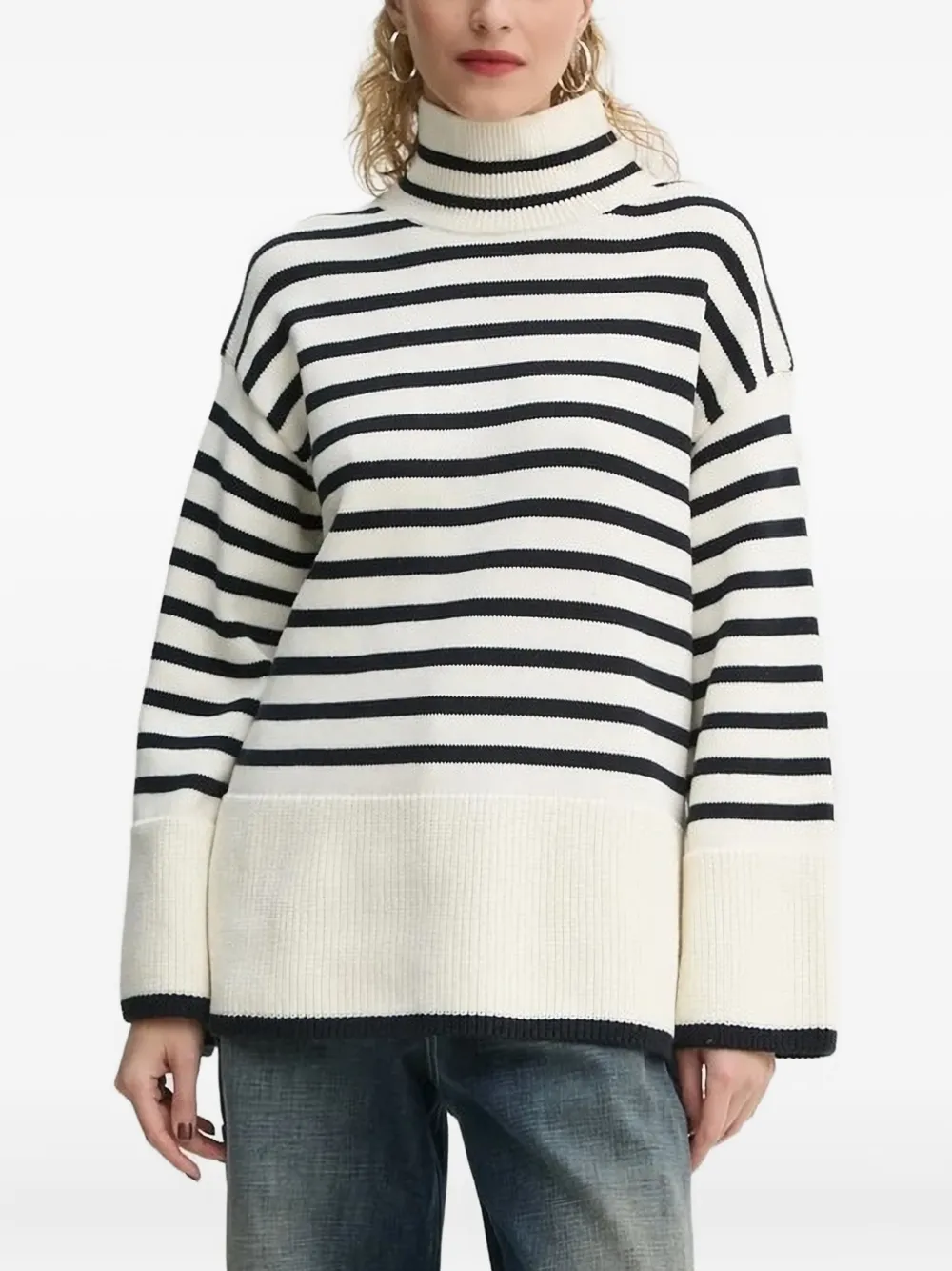 Marc O'Polo Gestreepte coltrui Wit