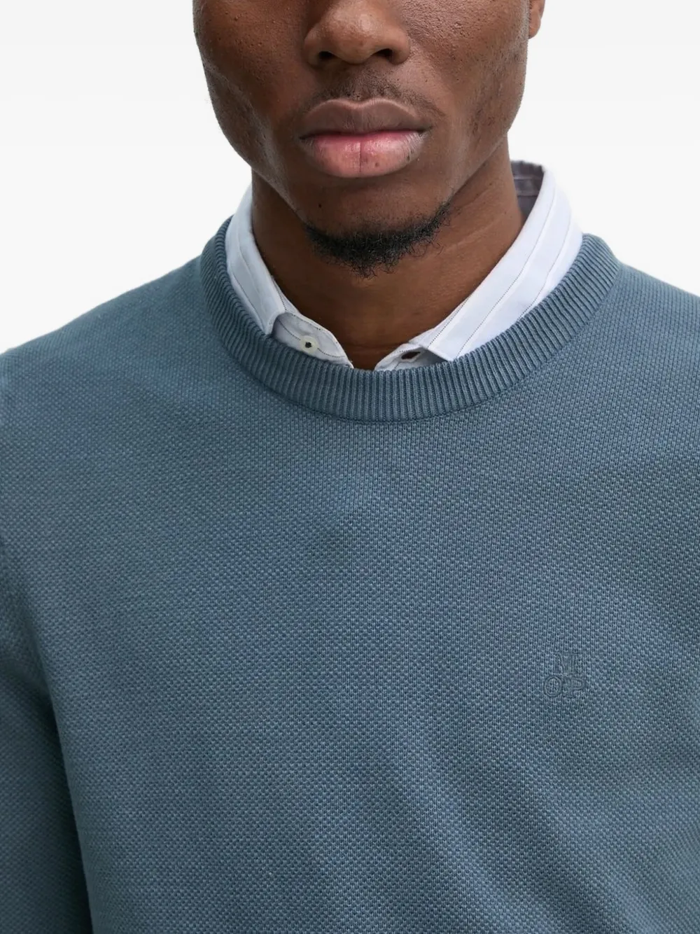 Marc O'Polo Trui met ronde hals Blauw