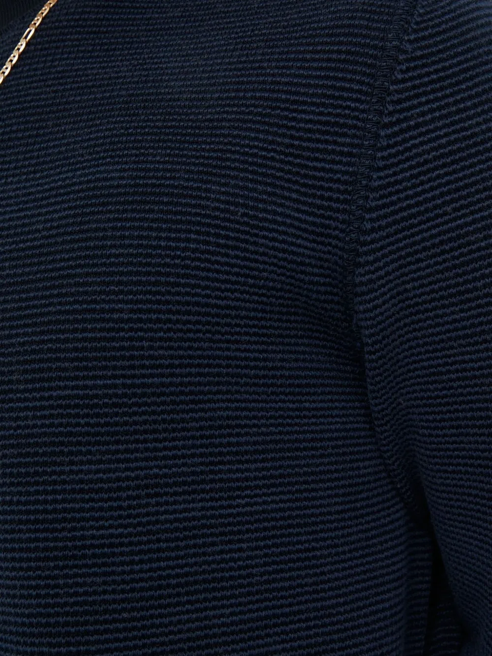 Marc O'Polo Trui met ronde hals en textuur Blauw