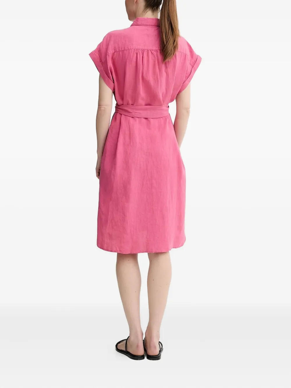Marc O'Polo Blousejurk met ceintuur - Roze