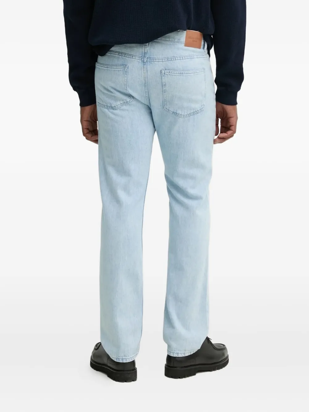 Marc O'Polo Jeans met verwassen-effect Blauw