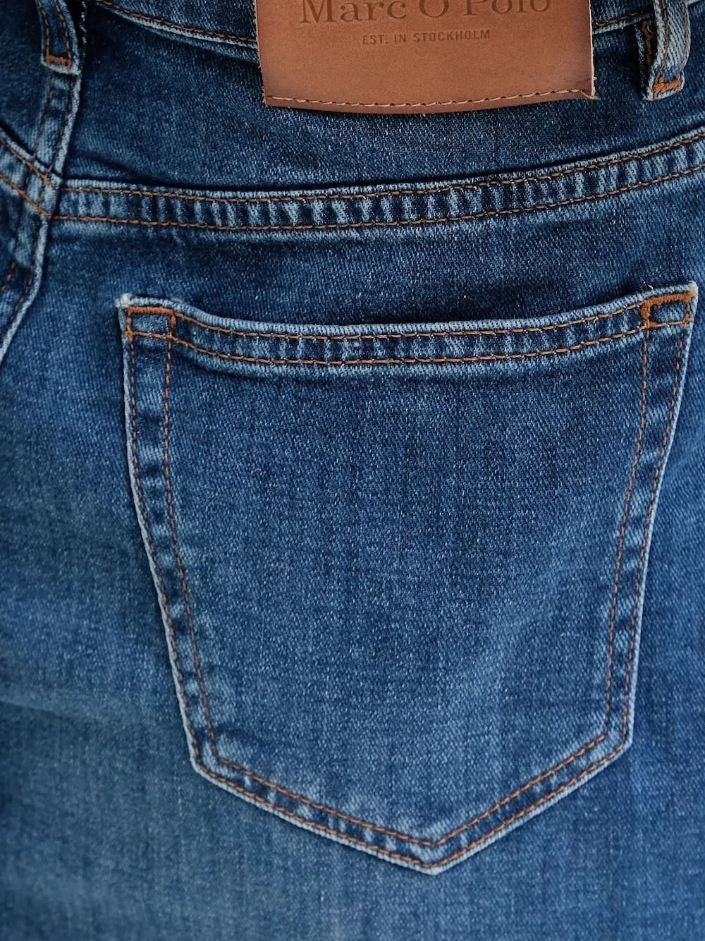 Marc O'polo Denim Midi Skirt In Blue