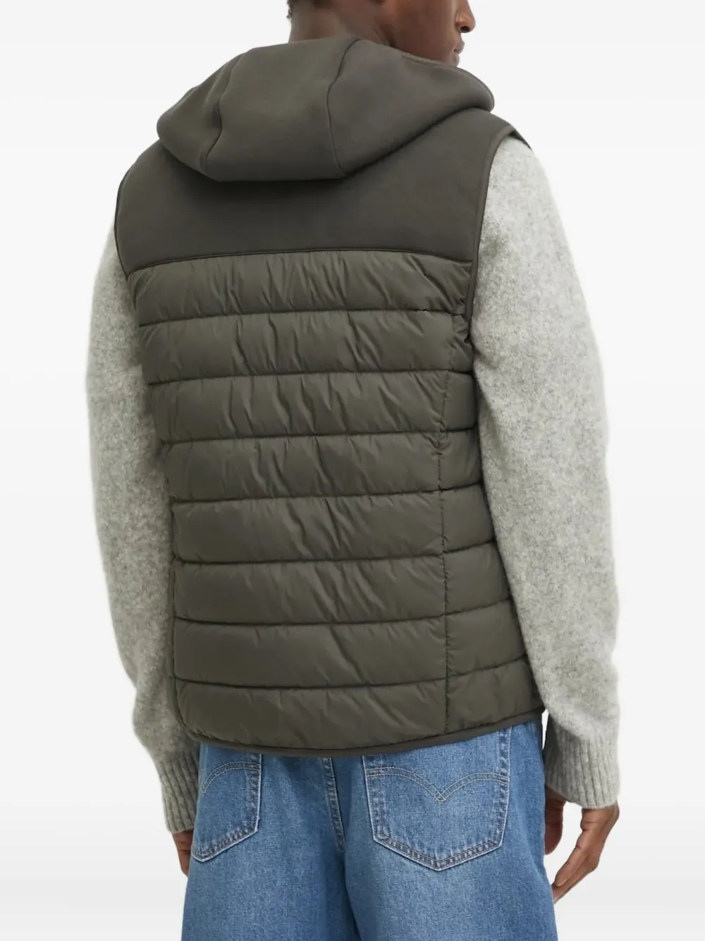 Marc O'Polo Bodywarmer met capuchon Groen