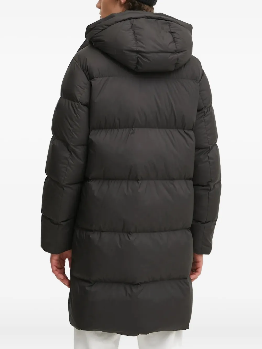 Marc O'Polo hooded puffer jacket Zwart