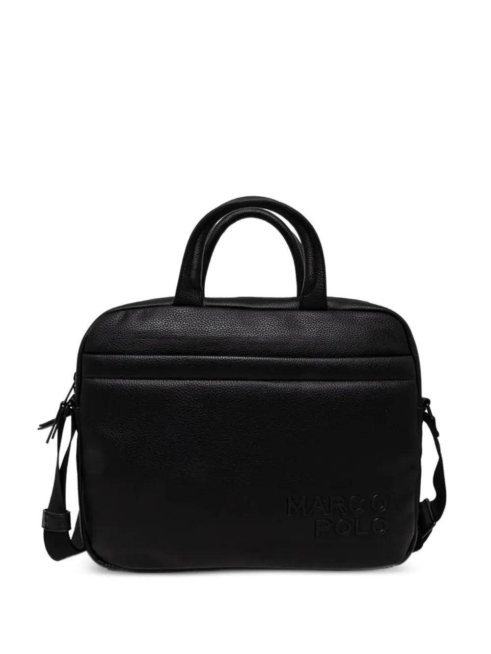 Marc O'Polo Laptoptas met logoplakkaat Zwart