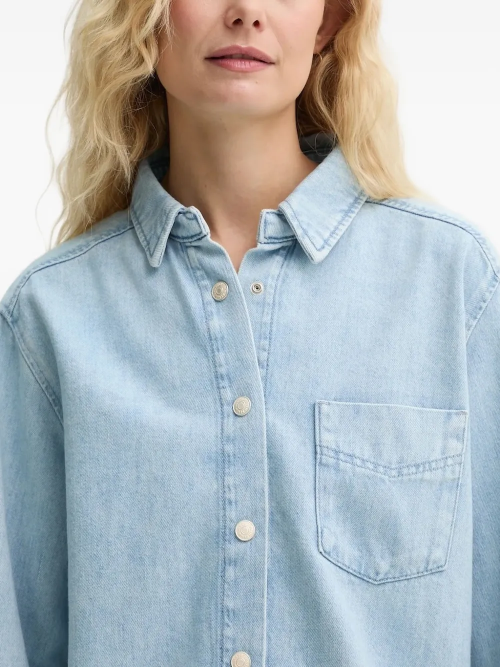 Marc O'Polo Denim blouse Blauw