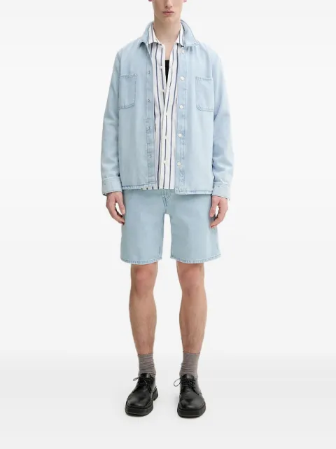 Marc O'Polo embroidered-logo denim shirt