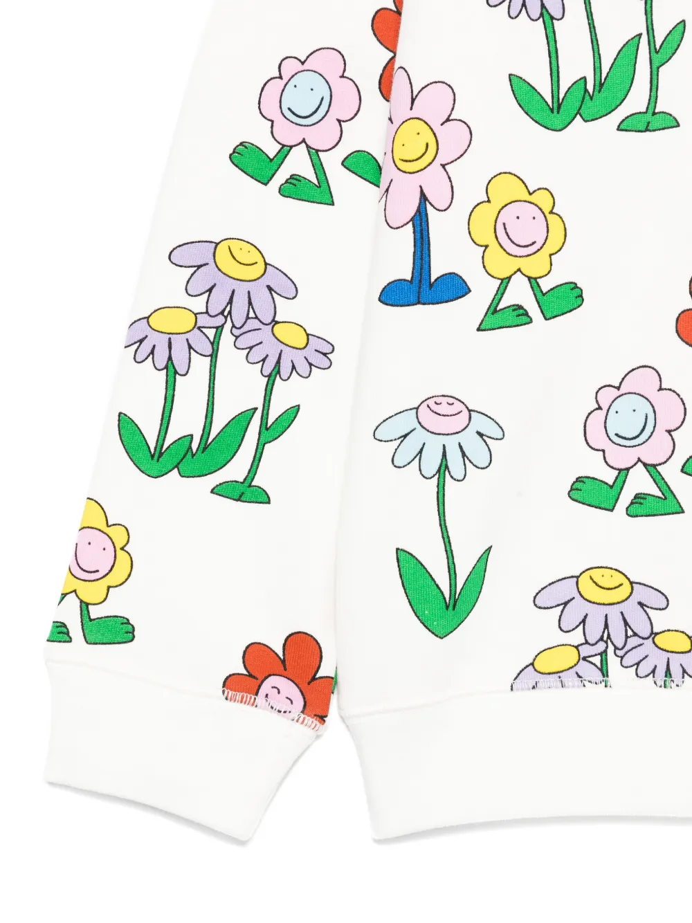 Stella McCartney Kids Sweater met bloemenprint Wit