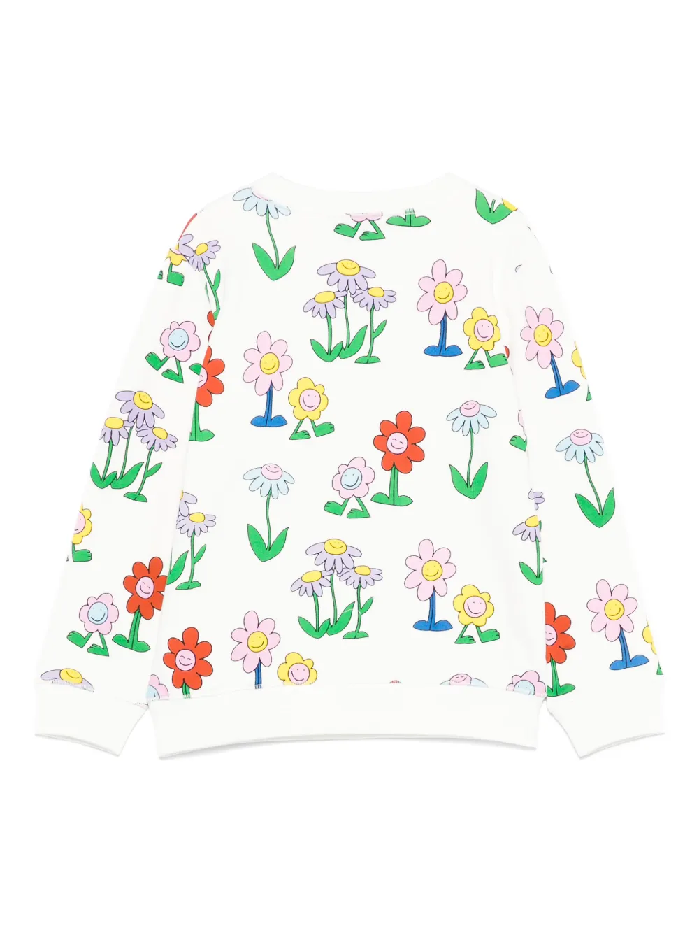 Stella McCartney Kids Sweater met bloemenprint Wit