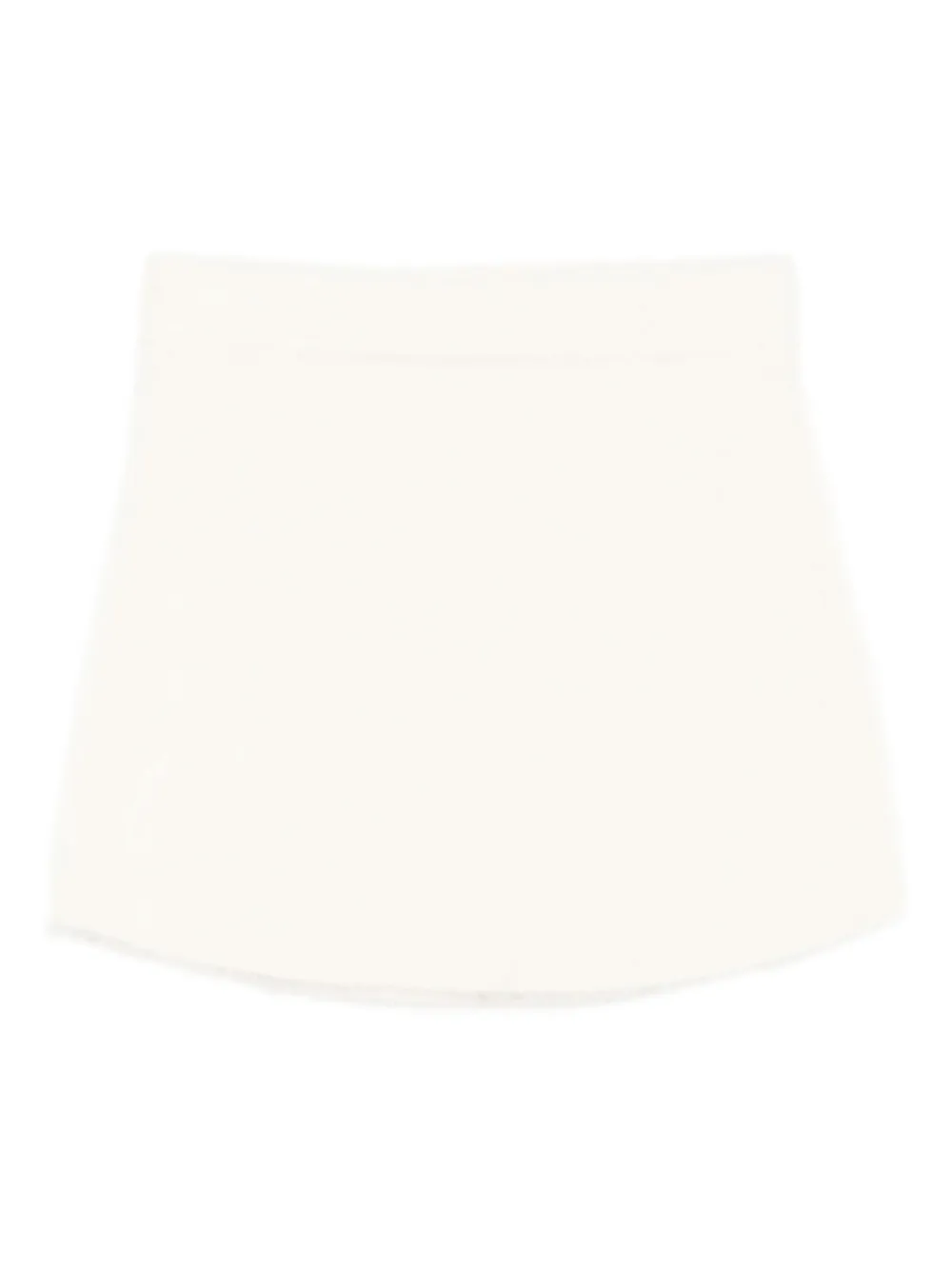 Soft Goat Alpaca mini skirt | White | Image 1