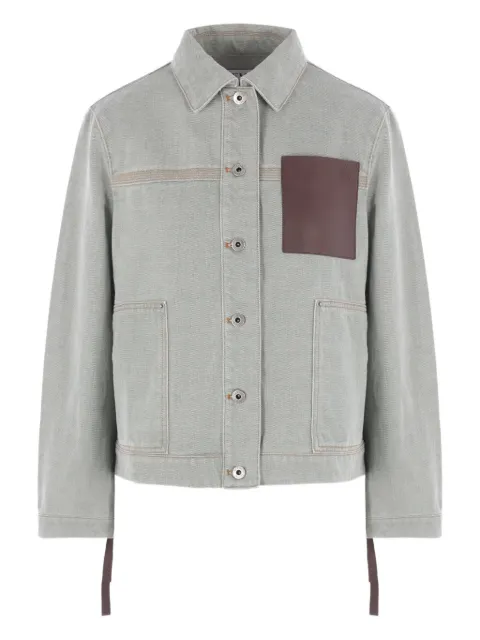 LOEWE patch-pocket denim jacket