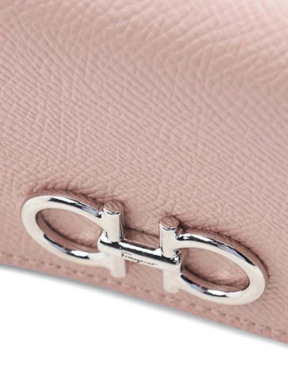 Ferragamo Leren portemonnee Roze