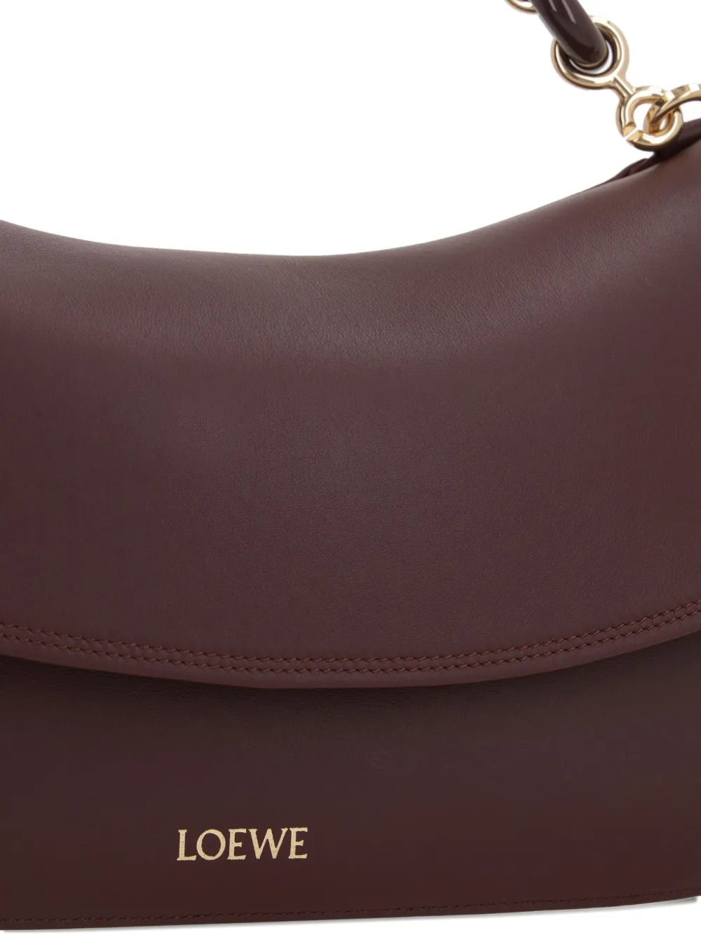 LOEWE medium Ola chain-link shoulder bag Rood