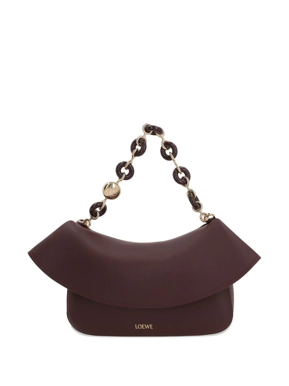 LOEWE medium Ola chain-link shoulder bag Rood