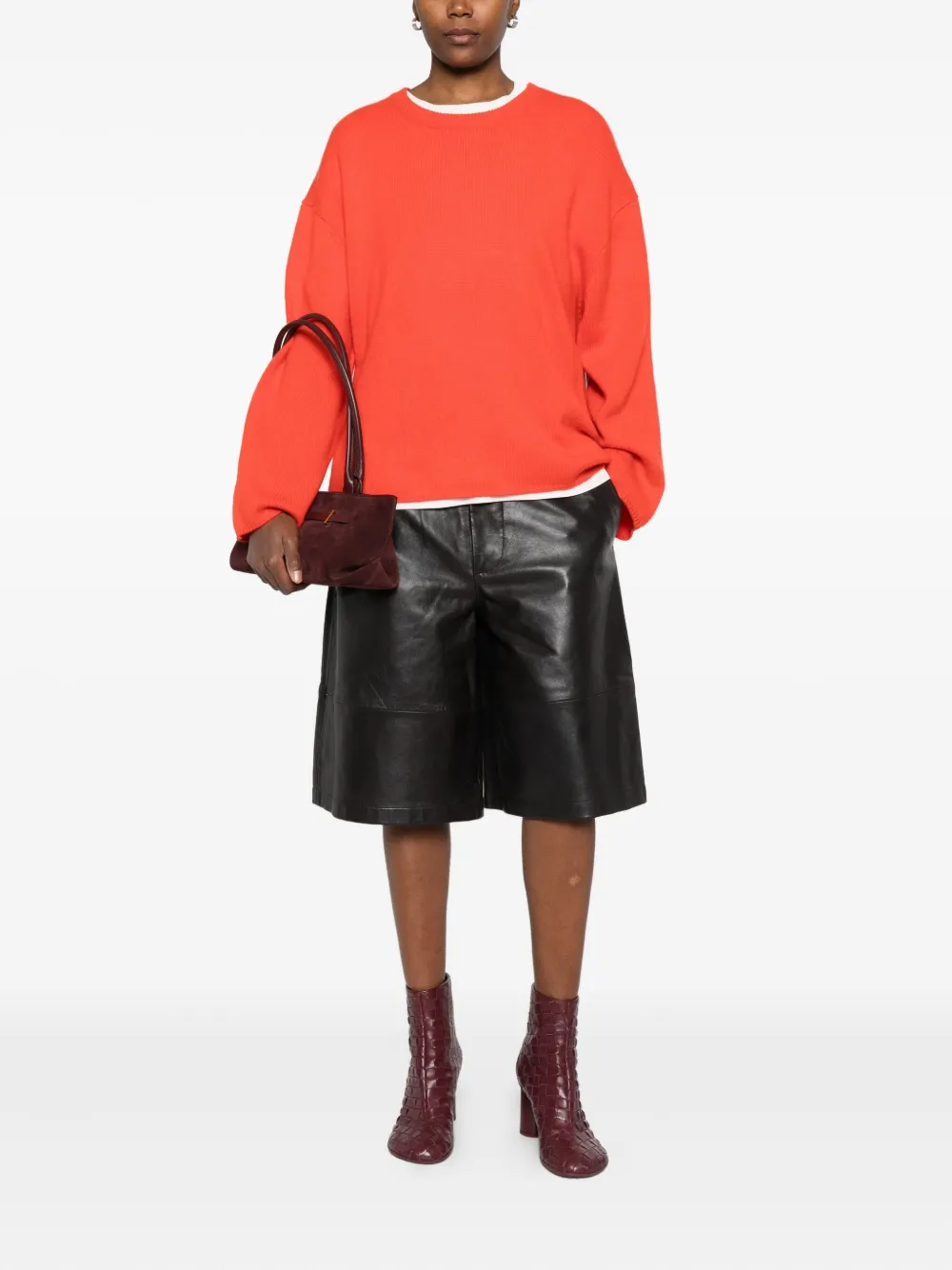 Soft Goat crew-neck jumper | Knitted Sweaters | Image 2