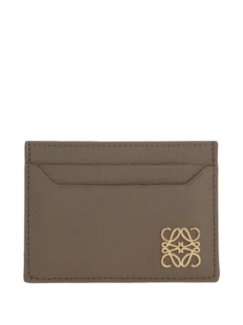 LOEWE calfskin logo-plaque cardholder