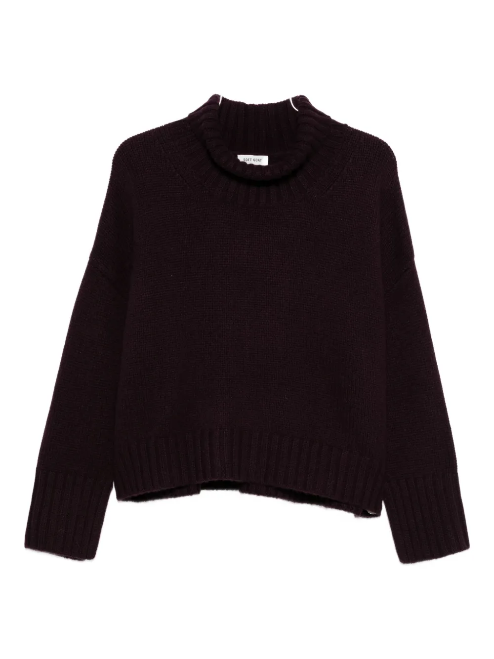 Soft Goat turtleneck sweater - パープル Soft Goat turtleneck sweater - パープル