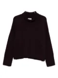 Soft Goat turtleneck sweater - Purple