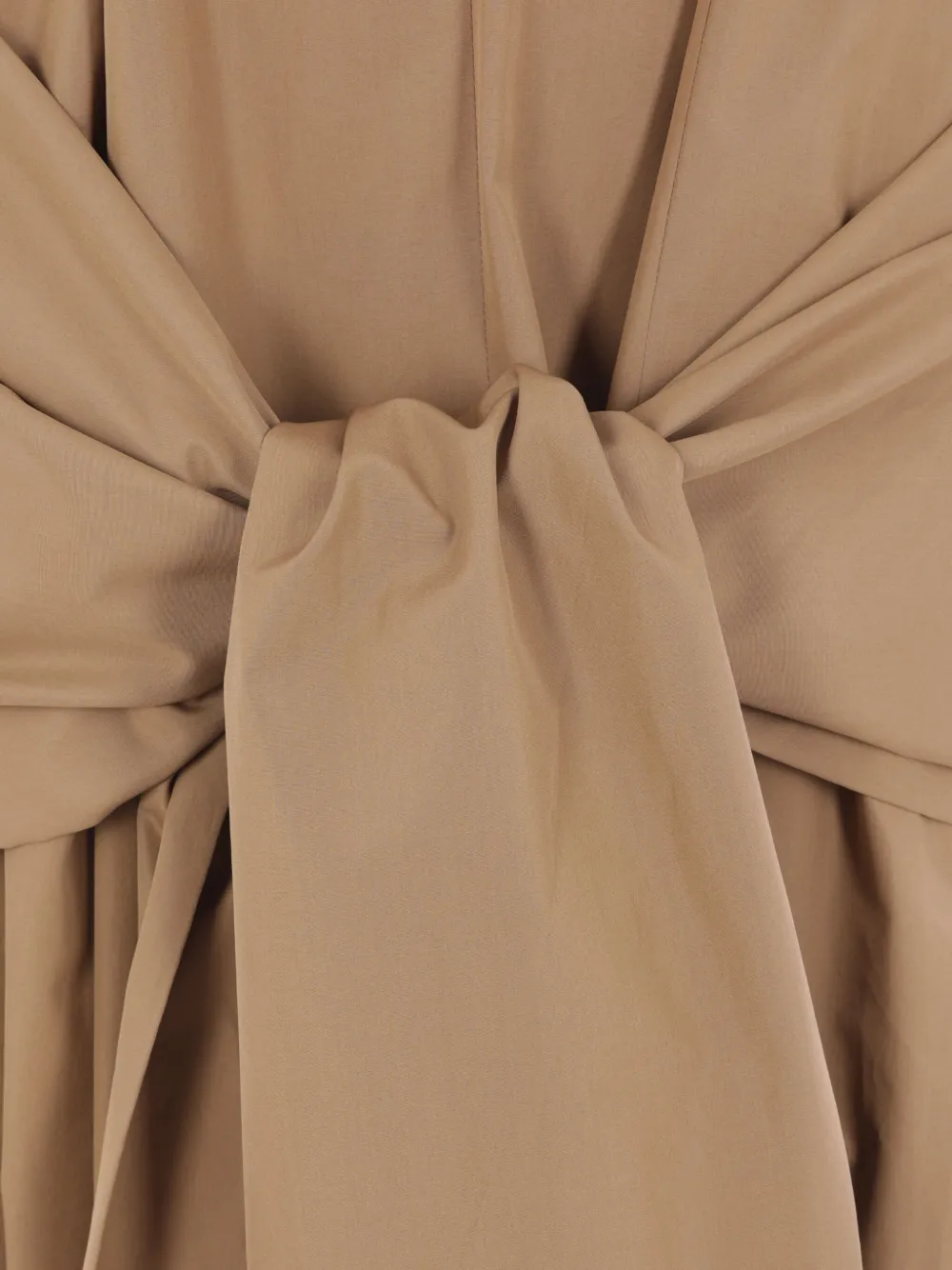 LOEWE tie-detail sleeveless day dress Beige