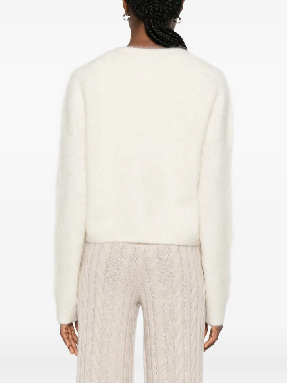 Soft Goat Fijngebreid vest Beige