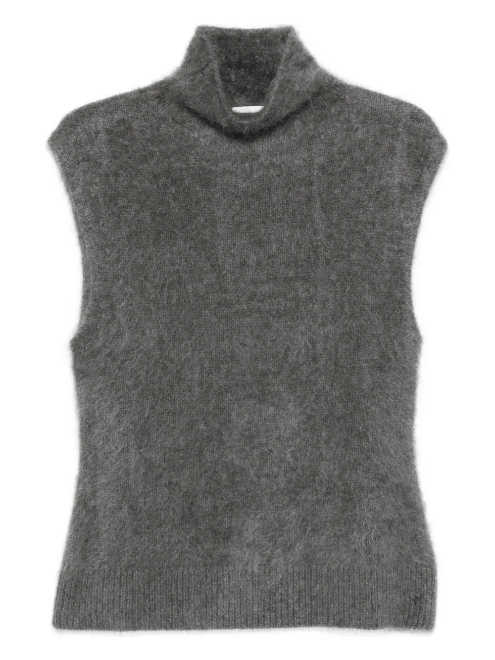 Soft Goat turtleneck vest | Grey | Image 1