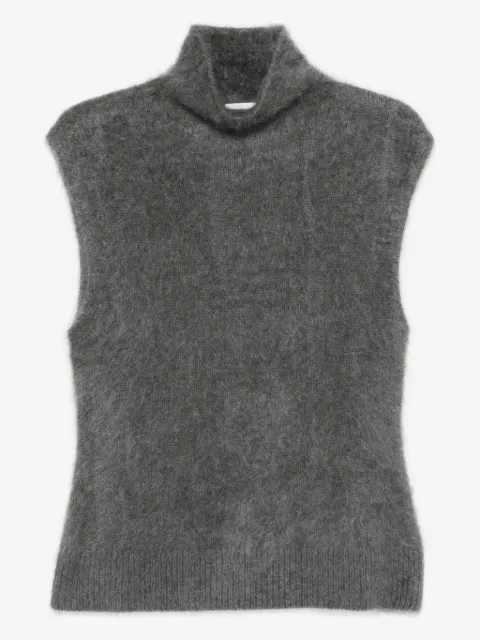 Soft Goat turtleneck tank top