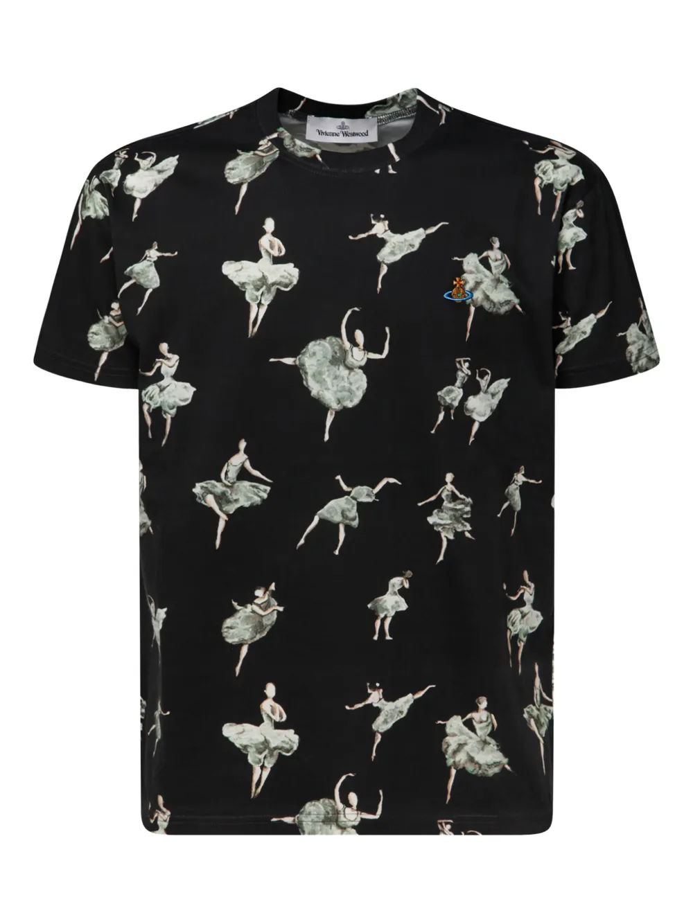 Vivienne Westwood ballerina-print T-shirt | Black | Image 1