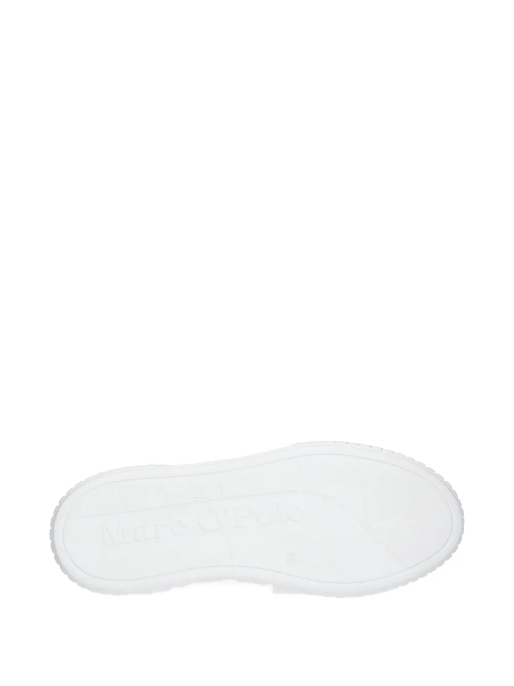 Marc O'polo Platform Leather Trainers In White