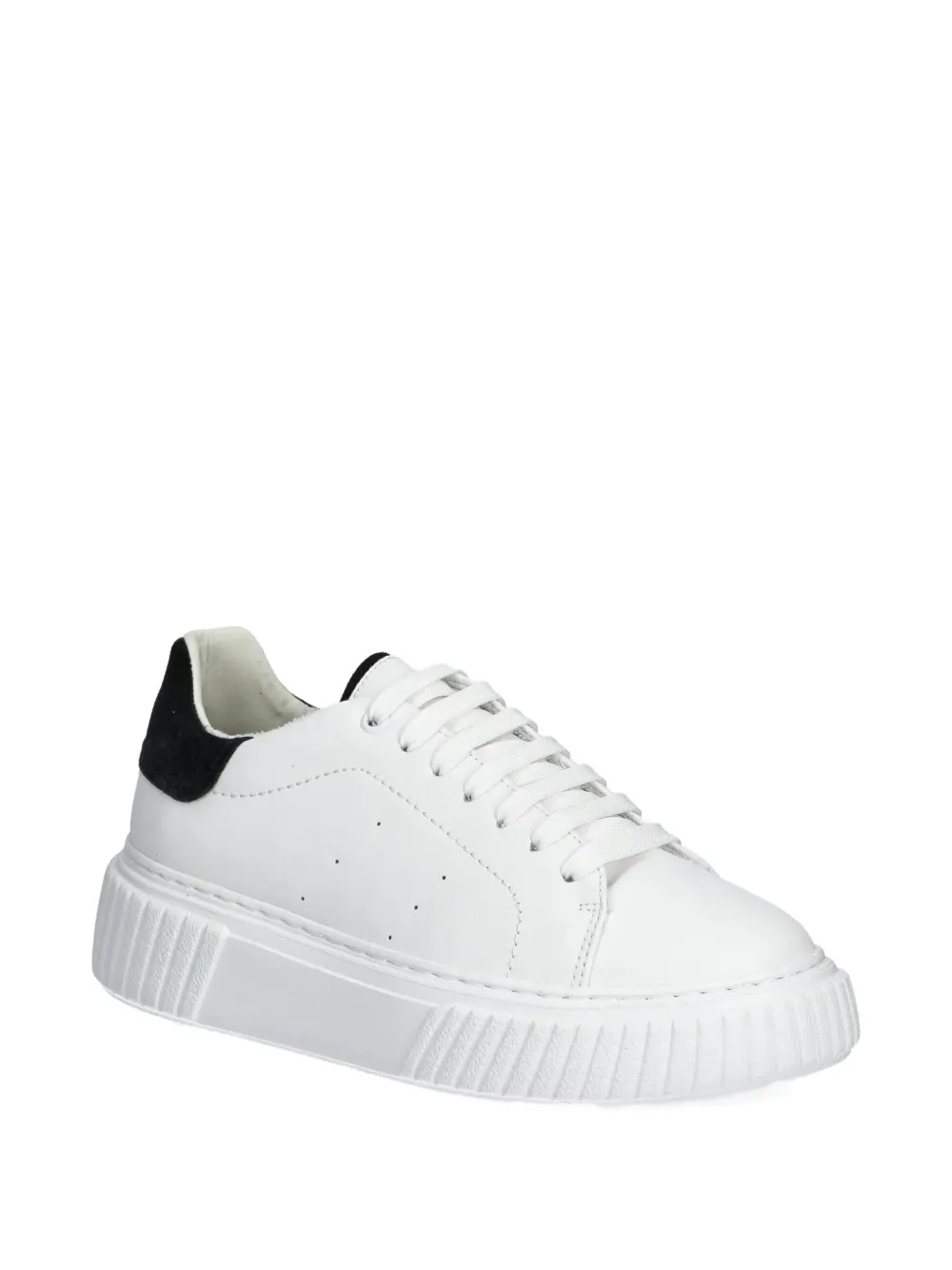 Marc O'polo Platform Leather Trainers In White